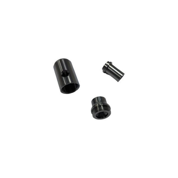 Piezas de torneado CNC de metal con tolerancia de 0,01 mm, piezas de mecanizado de torno CNC anodizado