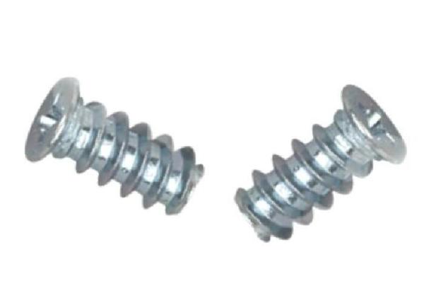 Carbon Steel Flat Head Pozi Drive Euro Screws for Furniture M4 Zinc Finish