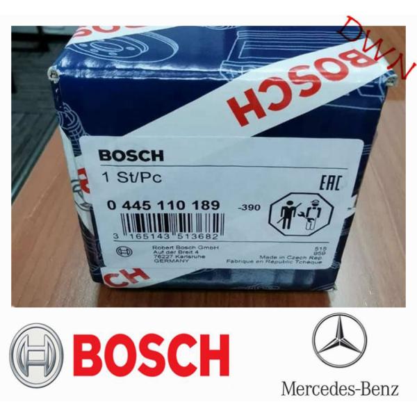 Inyector común 0445110189 del motor del combustible diesel del carril de BOSCH 0445 110 189 para el motor del Benz de Mercedes