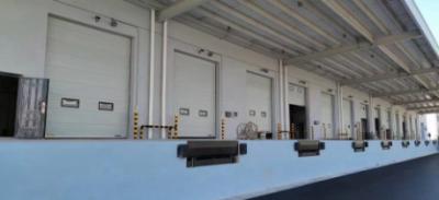 Galvanized Steel Industrial Sectional Doors Wind Resistant Internal Polyurethane Foam