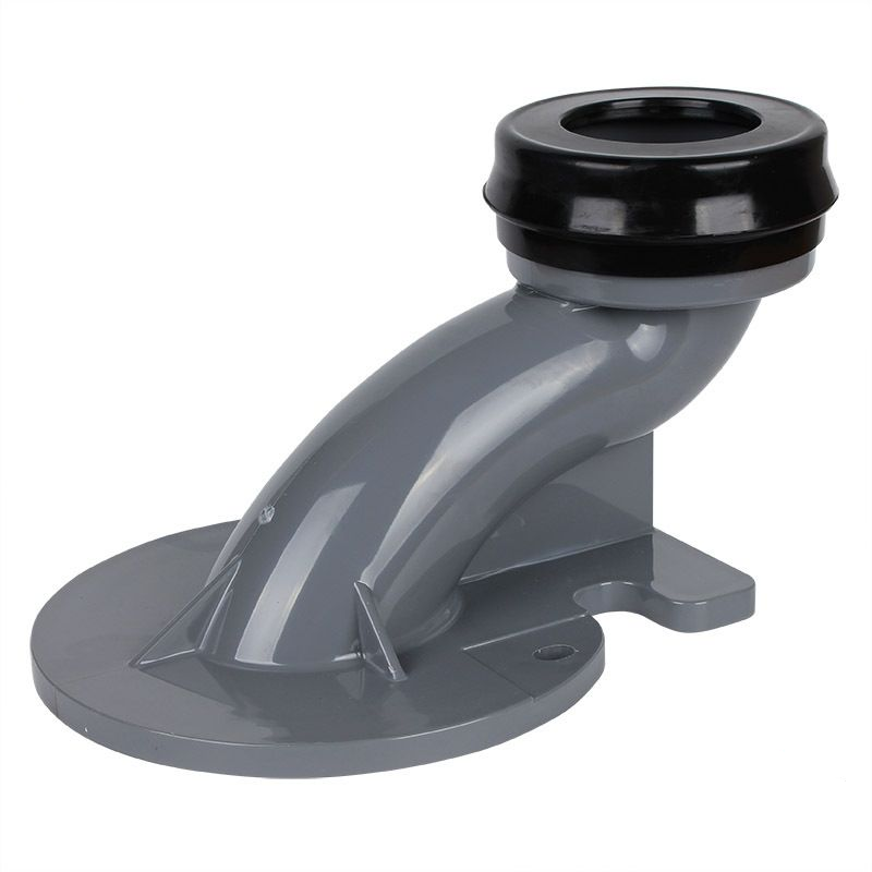 Modern Bathroom PVC Toilet Relocation Kit Garbage Drain Pipe Easy Installation Super Thickened Reinforced Leak-Proof