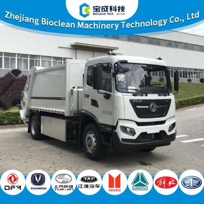 18Tons Pure Electric Waste Truck Refuse Compactor Vehicle With TZ370XS-LKM1103 Engine