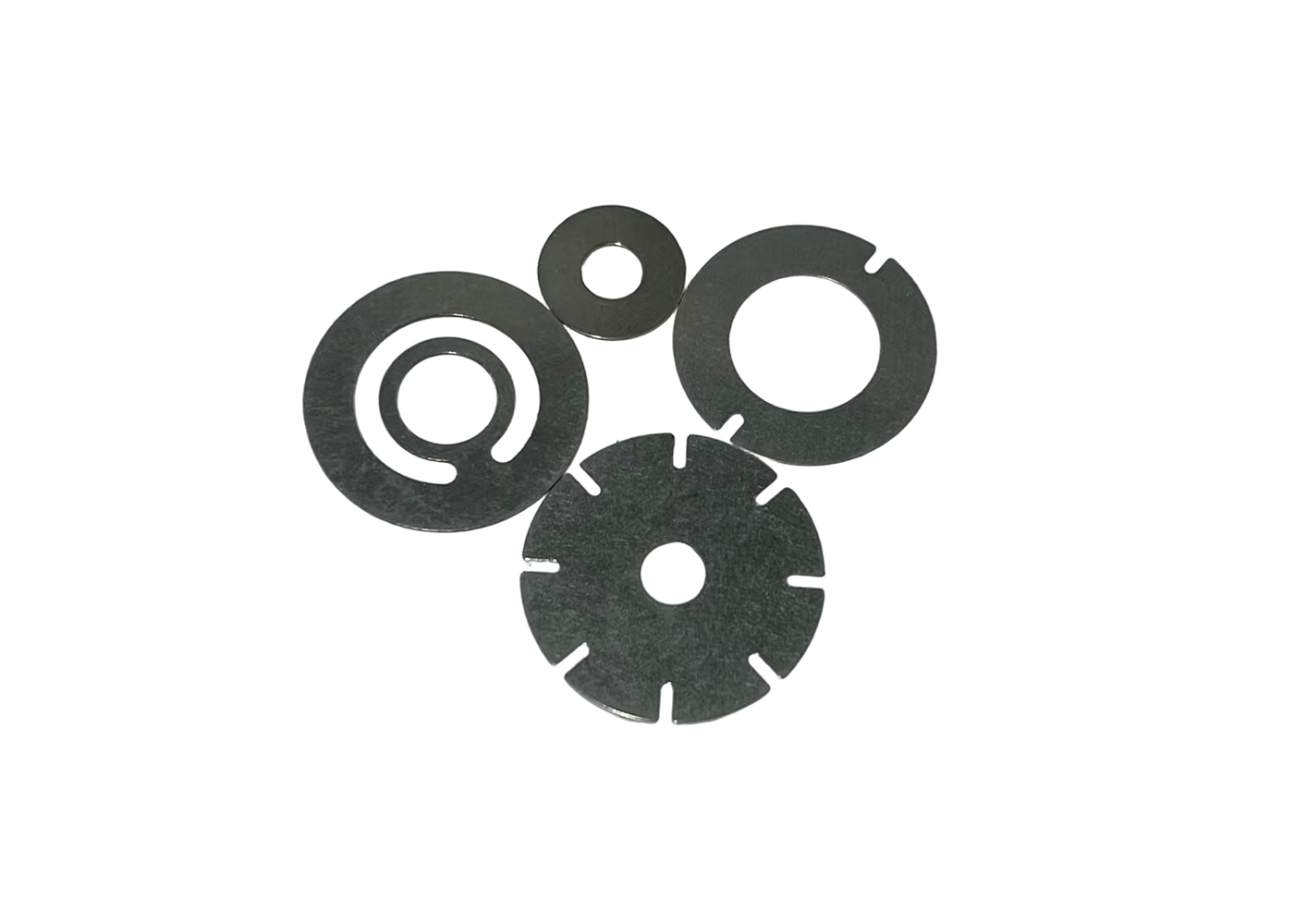Round Shock Valve Shims for Standard Damper Valve Configurations