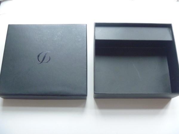 Black Custom Paper Packaging Boxes Printing Hot Stamping Black Foil Finish