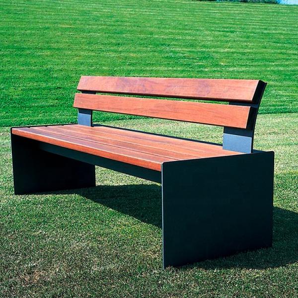 Суд скамейки в парке новой рамки металла дизайна 2020 деревянный усаживая подгонянный общественный ждать