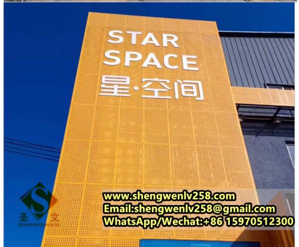 Metal aluminum facade aluminum panels for building facade customized metal sheet 3mm