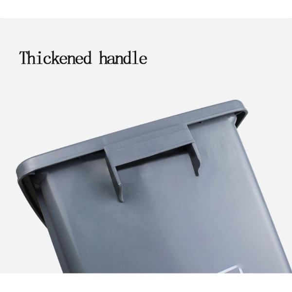60 Litre Sort Shake Lid Outdoor Sanitation Plastic Trash Can Recycle Bin with Lid