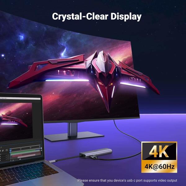 Appareil réseau 7 en 1 Adaptateur Gigabit Ethernet 100W