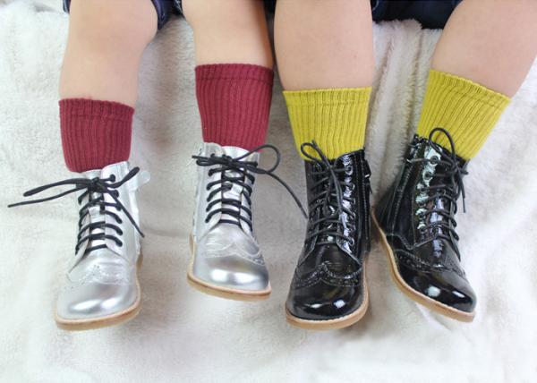 Waterproof EU 23-30 Kids Leather Boot Oxfords Ankle Boots Zipper Slip Genuine Leather