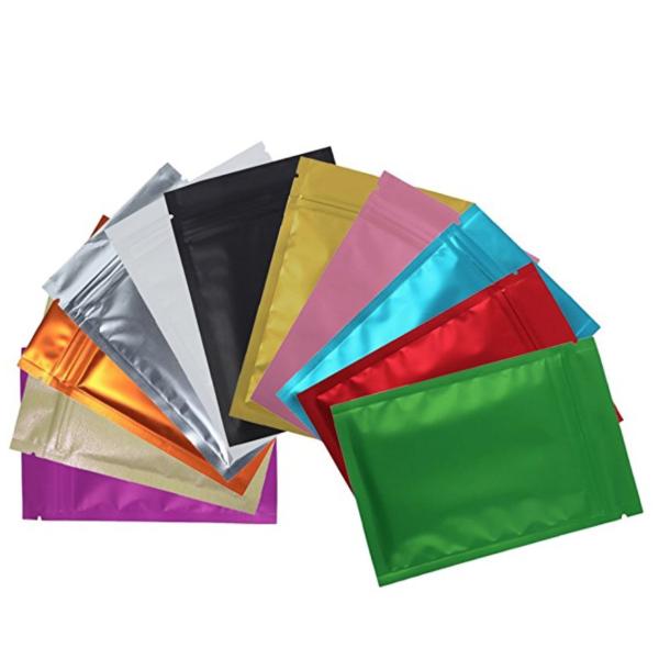 Child Proof Mylar Aluminum Foil Wrist Band Necklace k Packing Bag With Custom Logo