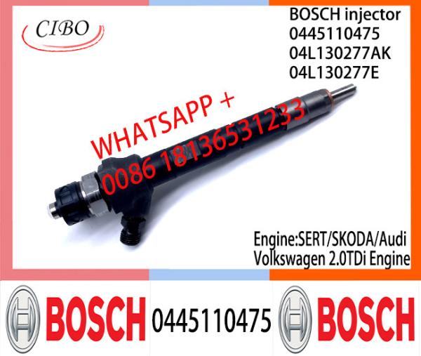 BOSCH injetor Common Rail Fuel Injector 0445110475 0986435242 04L130277AK 04L130277E For SERT/SKODA/Audi/Volkswagen
