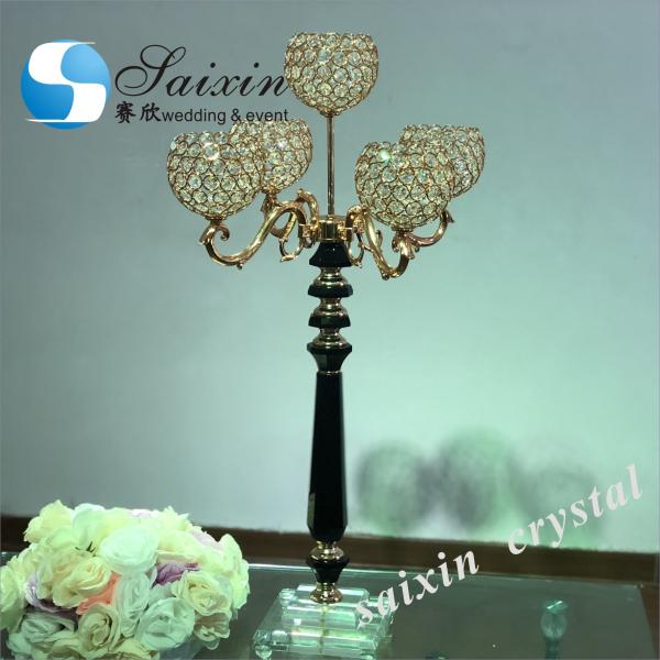 Винтажный кованый железный стоящий люстральный пол люстра высокий роскошный шестиугольный золото 160 см