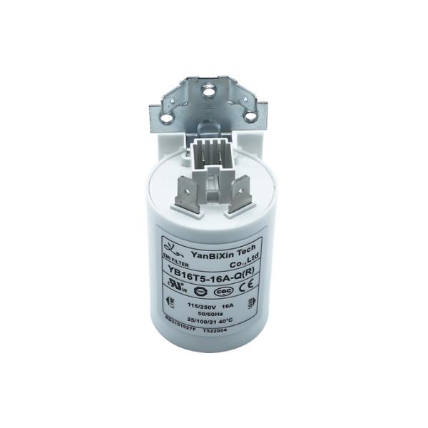 YB16T5 Белый пластиковый корпус EMI фильтр 220V 16A Силовой фильтр для стиральной машины