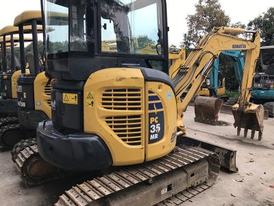 A mini máquina escavadora usada PC30MR-2 de KOMATSU, máquina escavadora de 3,5 toneladas de KOMATSU encerrou a cabine