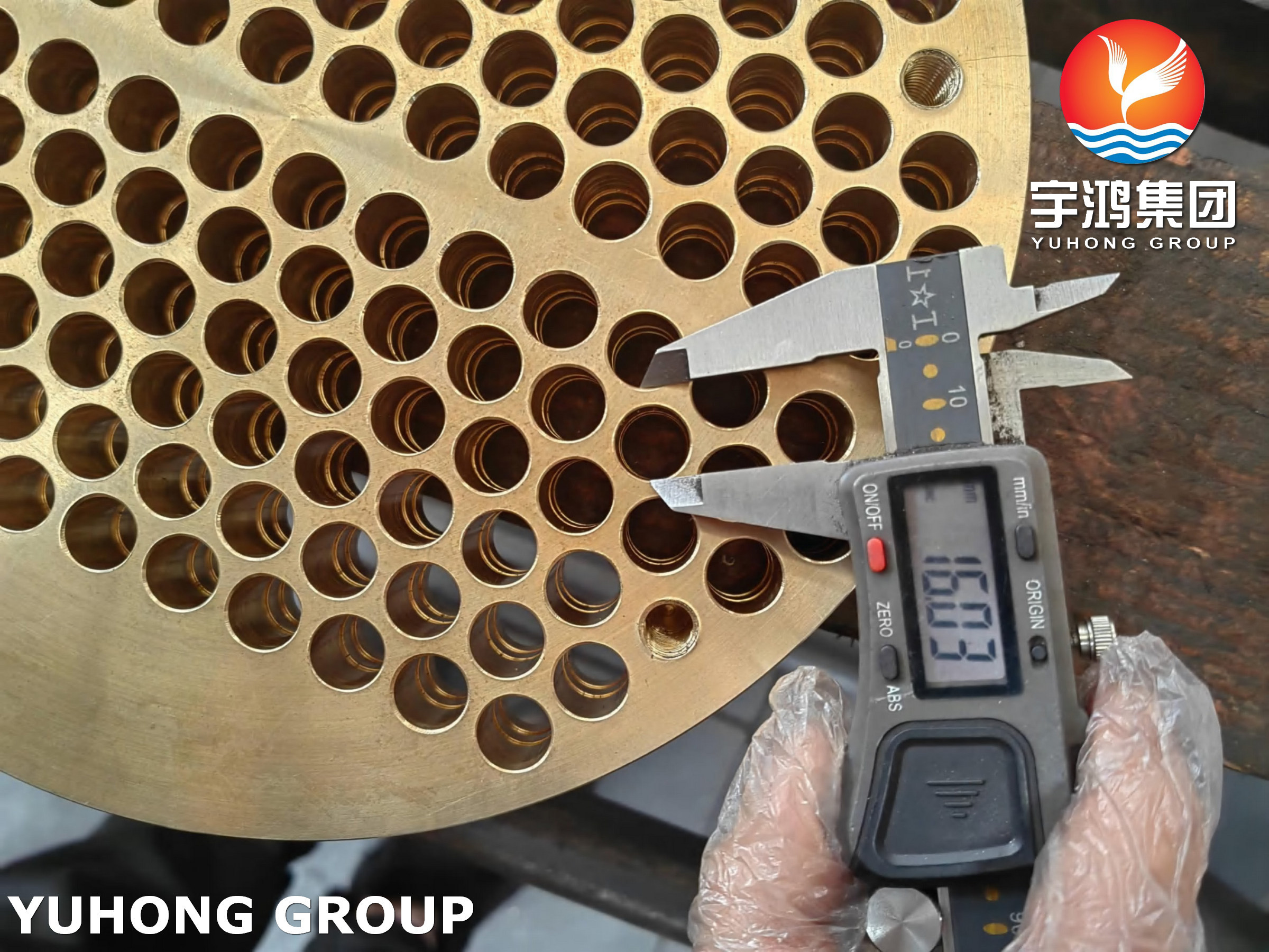 ASME SB171 C46400 Naval Brass Tubesheet | Seawater Corrosion Resistant for Heat Exchanger Condenser