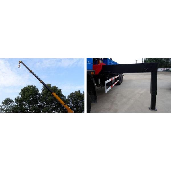 El camión de Dongfeng 6X4 montó la tonelada telescópica XCMG de la grúa 12 que se resumía la grúa del auge