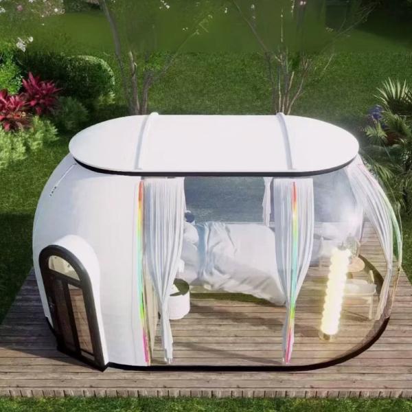 PC Standing Garden Room Four Season Glass Bubble Houses for Hotel Business Trips