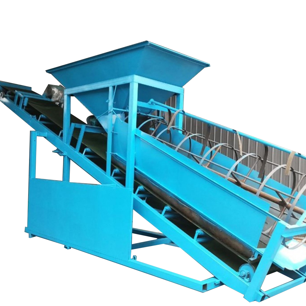 Custom-made High Efficiency Stainless Steel Drum-Type Rotary Screen Sand Washer with Belt Conveyor