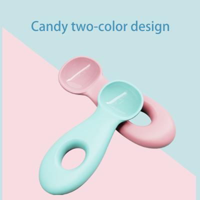 BPA Free Infant Feeding Spoon Small Silicone Spoon Feeder For Kids Feeding