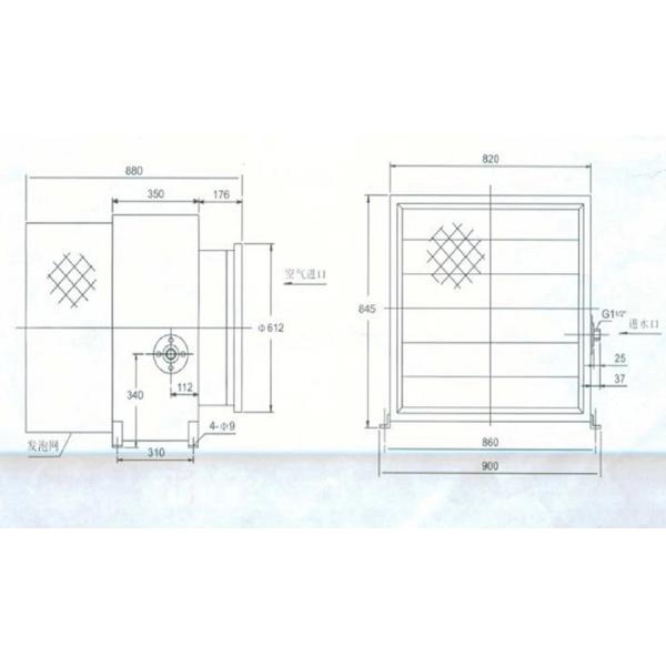 Высокий генератор пены для пожаротушения, оборудование расширения пожаротушения пены ПФИ4