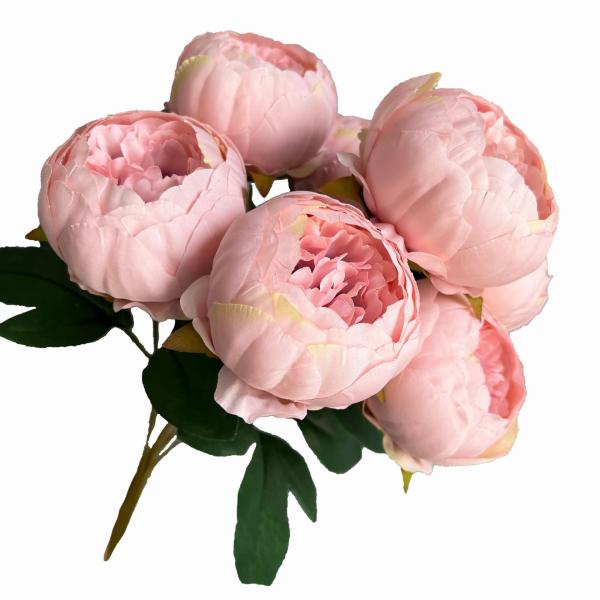 7-head core peony simulation bouquet wedding flower material peony peony wedding hall simulation flower