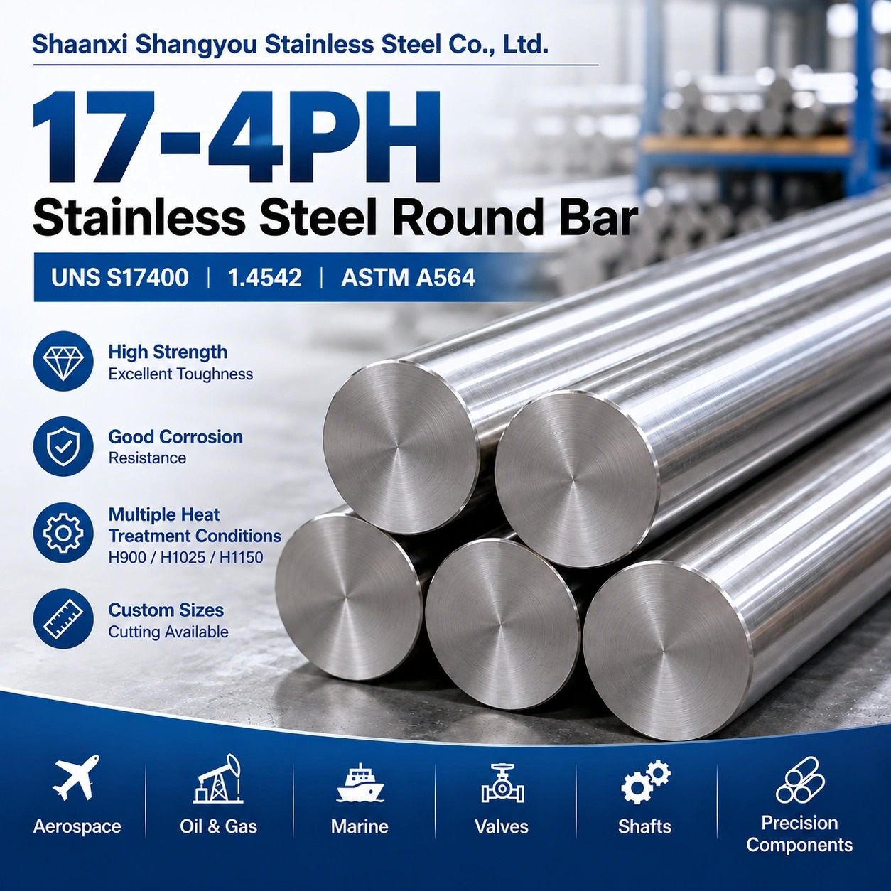 17-4PH Stainless Steel Round Bar