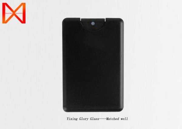 High quality card portable fine sprayer plastic 10ml 20ml credit card perfume bottle