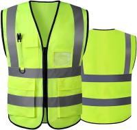 Veste reflexiva da classe 1 da classe 2 da classe 3 da classe 4 para a bicicleta que monta Mesh Safety Custom Logo