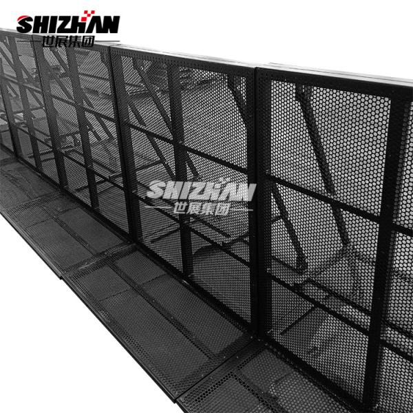 Q235 concert en acier Mojo Crowd Control Barricade Folding