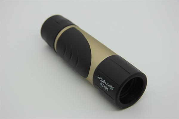 Shock Proof Pocket Monocular Telescope , Golden Small Powerful Monoculars