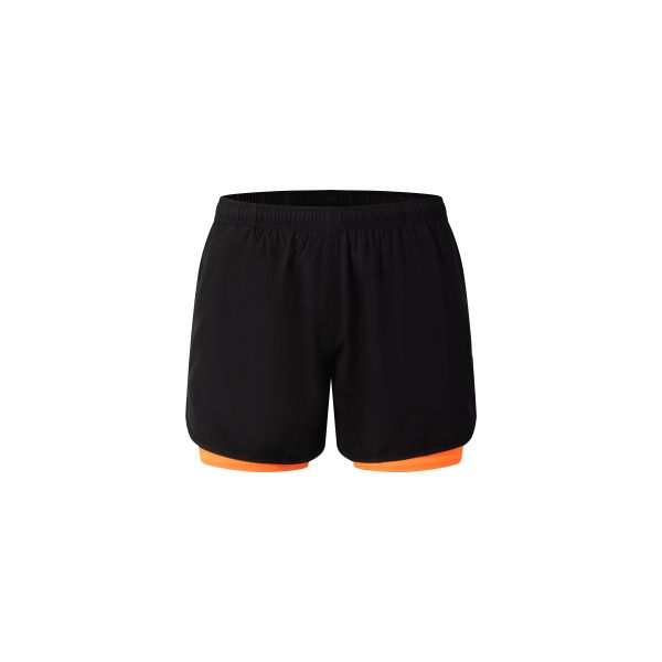 Men's 2 in 1 Running Shorts with Zipper Pocket for Active Wear