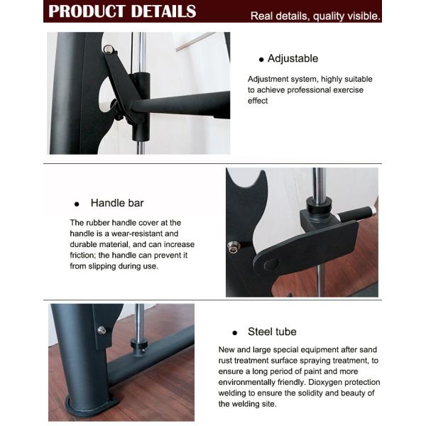 Three Layers Powder Coating Q235# Gym Fitness Equipment