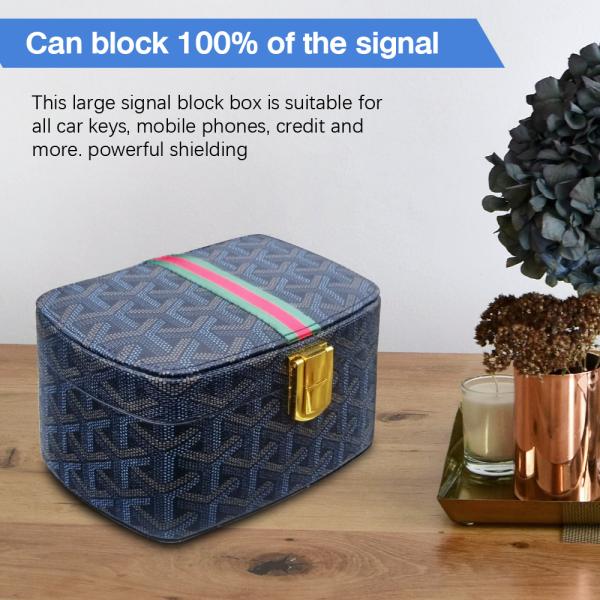 Car Keys Large Faraday Box Keyless Fobs Signal Blocking Box RFID Cage Web Style