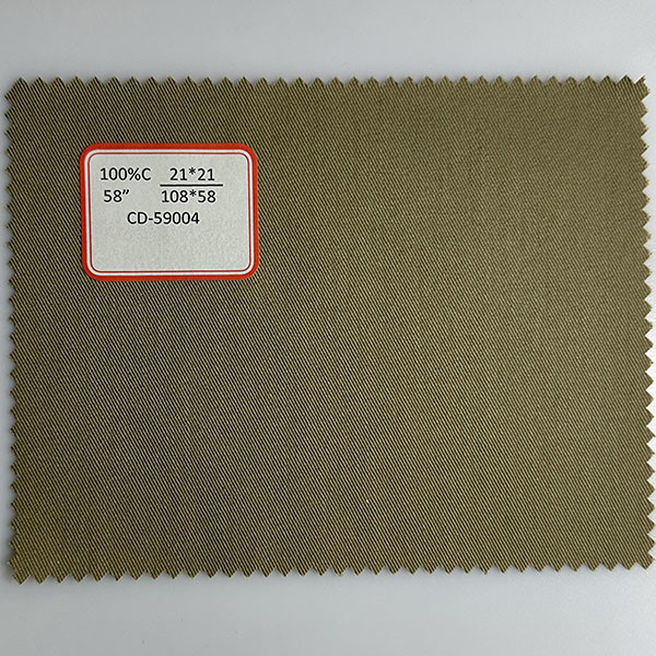 108*58 100 Cotton Fabric 21s Dyed Fabric 3/1 Twill Work Clothes