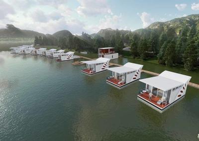 As casas modernas floridos pré-fabricaram a casa com a casa portátil de madeira