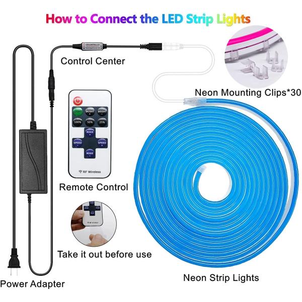 LED Neon Flex Strip energy lighting product offering long lifespan and consistent brightness for commercial and residential