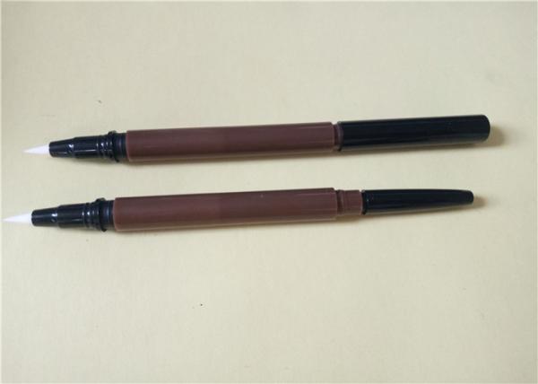 ABS Taupe Double Ended Eyeliner Packaging Logo Printing 143.8mm Length