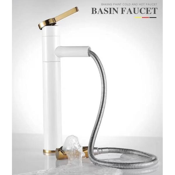 Одиночная ручка почистила латунный санитарный Faucet щеткой изделий для таза Bathroom