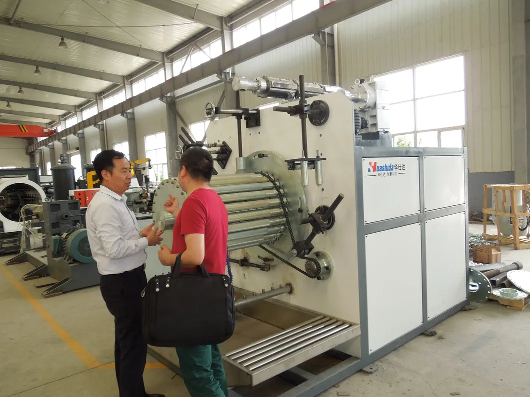 HDPE Large Diameter Hollow Wall Winding Pipe HDPE Structured Wall Pipe Production Line