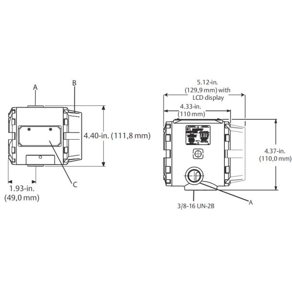 Rosemount 3144P Temperature Transmitter Using Rosemount X-well Technology