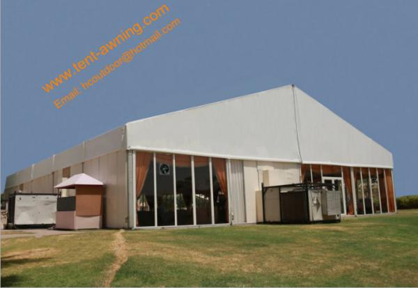 Fireproof Assembled Mobile Aluminum Ceremony Party Tent Wind Resistant Event Marquees