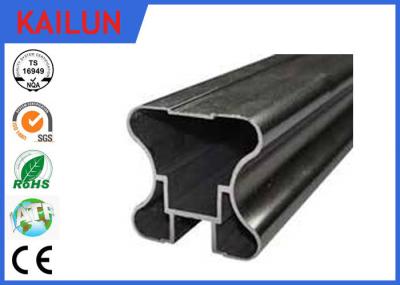 Hollow Powder Coating Aluminum Extrusion Profiles for Sliding Door / Wardrobe