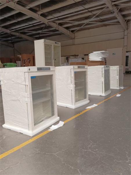 Grado médico Mini Fridge With Sprayed Coated del CE 60L fuera de dentro