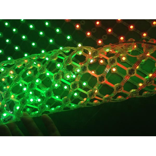 Прозрачный гибкий экран приведенный RGB SMD решетки 1110PCS/M2