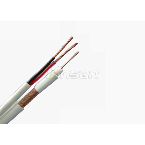 Коаксиальный кабель черноты Powerline коаксиального кабеля 2 OEM/ODM RG6/белых