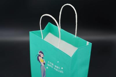 Saco de embalagem de papel Kraft personalizado Sacos de papel impresso personalizados com alças