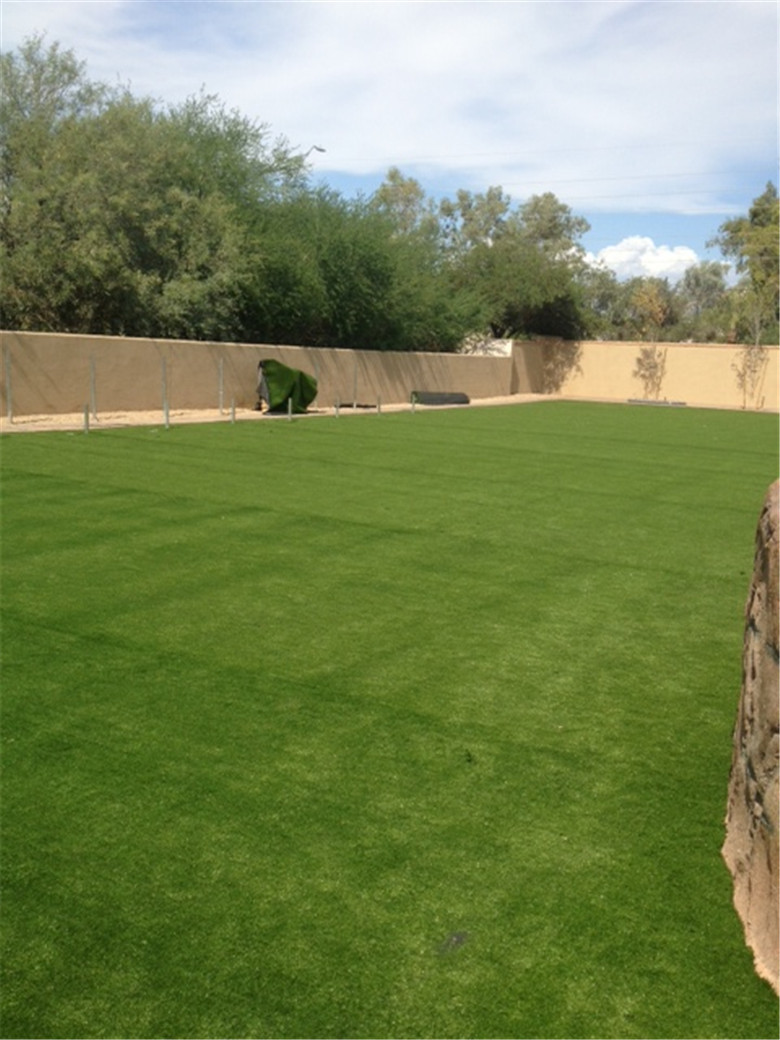 PE Monofilament Residential Artificial Grass 50mm  , CE Approved
