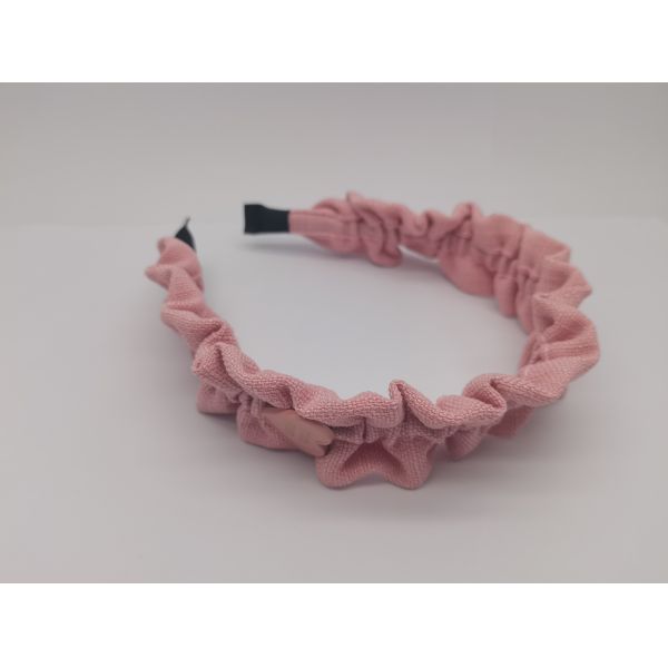 Richstar Ruffle Headband for Women - Premium Textured Fabric with Feminine Ruffle Design and Lightweight Comfort for Daily Wear