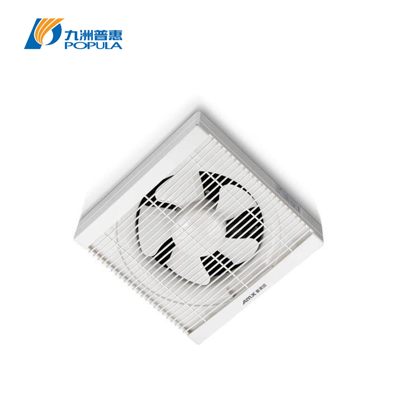 Anti Aging Anti Static Plastic Exhaust Fan With Shutter And Ball Bearing Motor