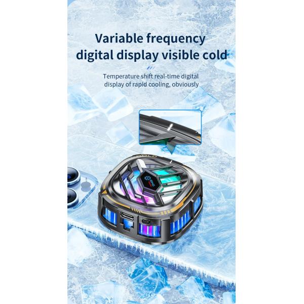 Telefono móvil Semiconductor magnético de cinta trasera radiador de enfriamiento universal X76